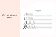 Italic calligraphy Guidelines, a Brochure Template by Line and Bloom (Thumbnail 6 of 8)