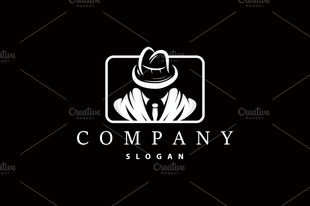 Mafia Logo Design Tuxedo Suit Vector, a Branding & Logo Template by Maylianaw28