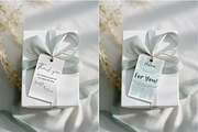 Neutral 3.5x2 Favor Tag Mockup, a Product Mockup by Serenefeeling (Thumbnail 2 of 6)