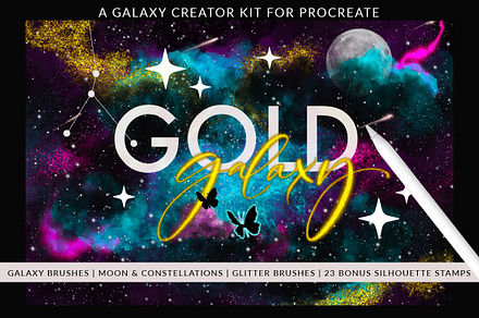 Galaxy Creator Kit for Procreate