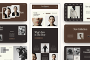 Email Marketing Newsletter Template, an Email Template by Branding Babe Co. (Thumbnail 1 of 9)