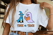 Trick or Teach Halloween SVG, an Illustration by CrexoraLab (Thumbnail 3 of 4)