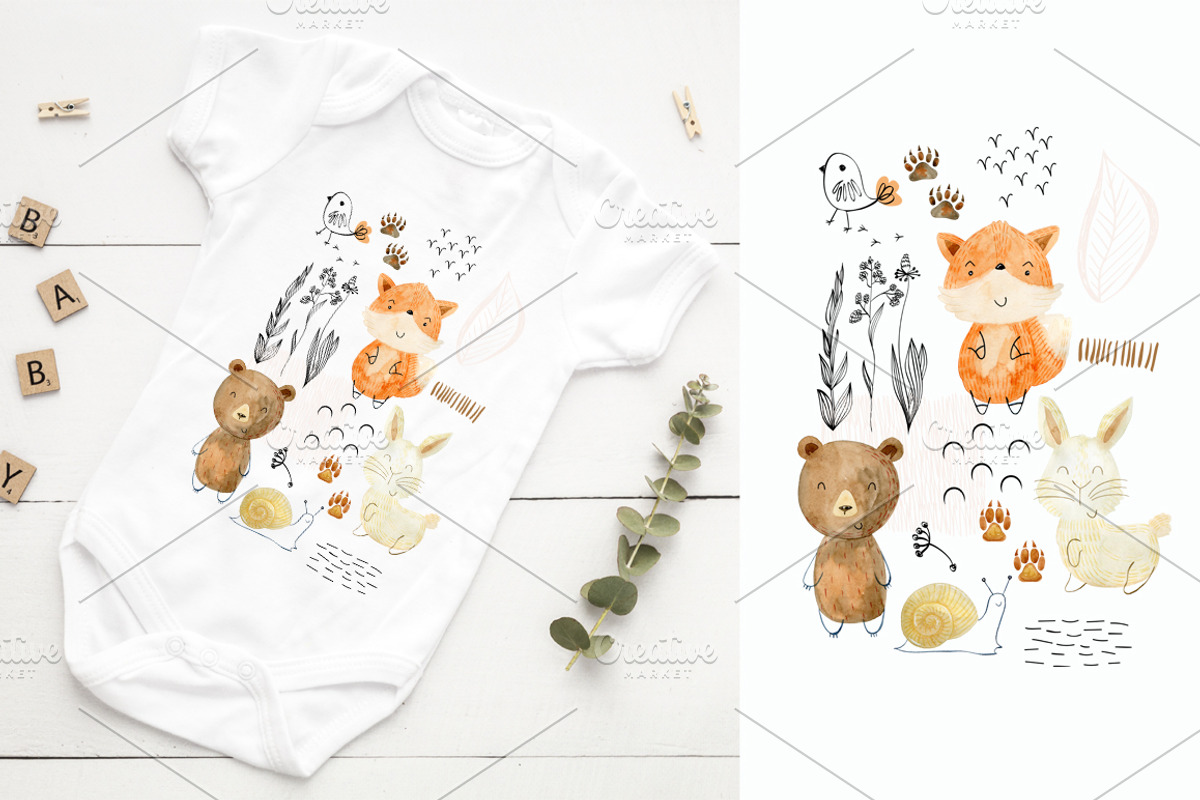 70% off. Bundle. Woodland animals., an Animal Illustration by TaPilipa (Photo 28 of 38)