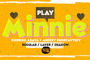 Minnie Play, a Font by Rodrigo Typo (Thumbnail 1 of 4)