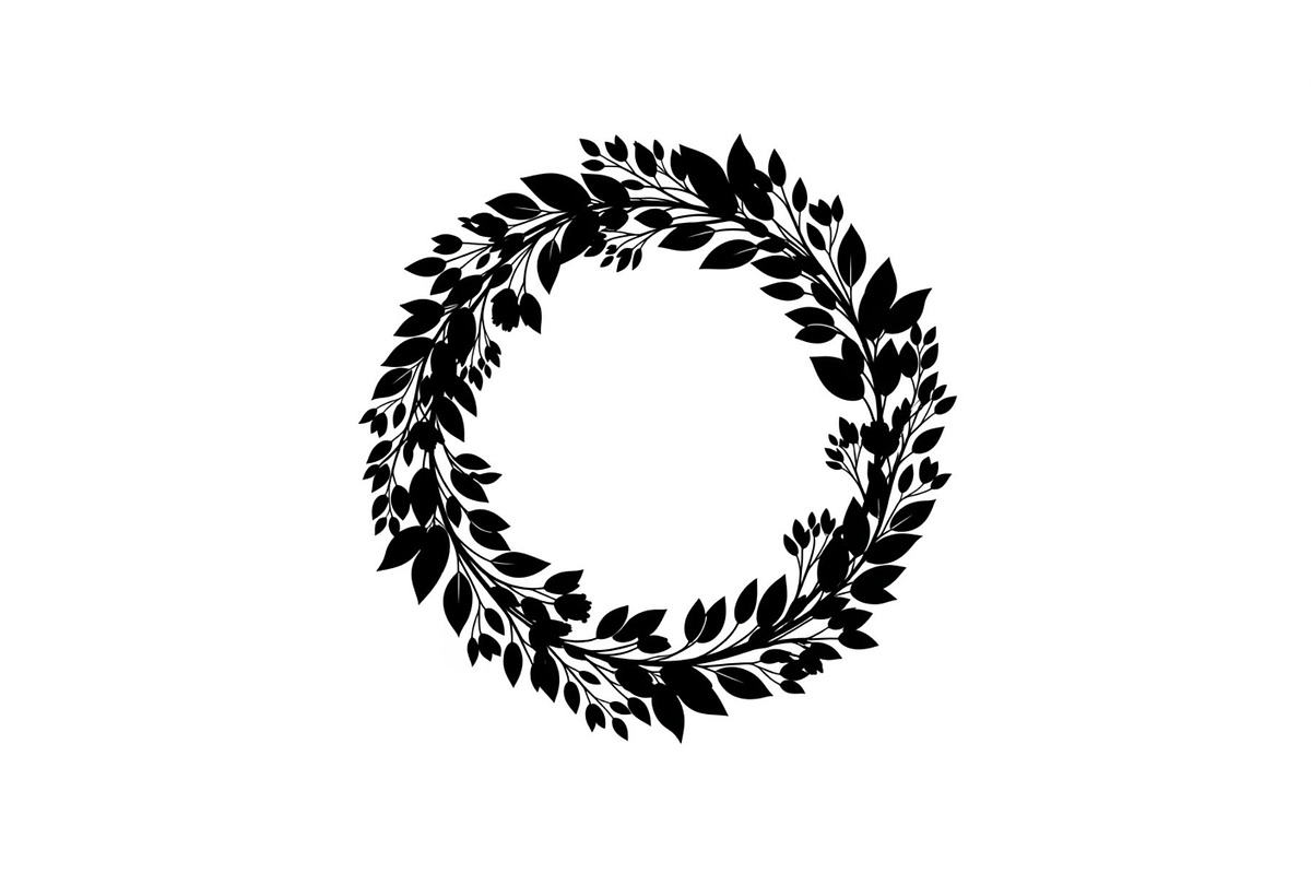 Botanical Floral Wreath SVG Bundle, an Illustration by Designs_River (Photo 9 of 31)