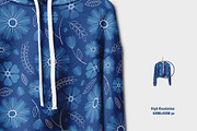 Hanging Crop Top Hoodie Mockup, a Hoody Mockup by Designertale (Thumbnail 4 of 6)