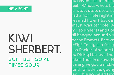 Kiwi Sherbert Display Font