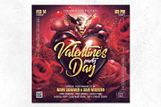 Valentines Day Party Flyer, a Flyer Template by Tarommir (Thumbnail 2 of 4)