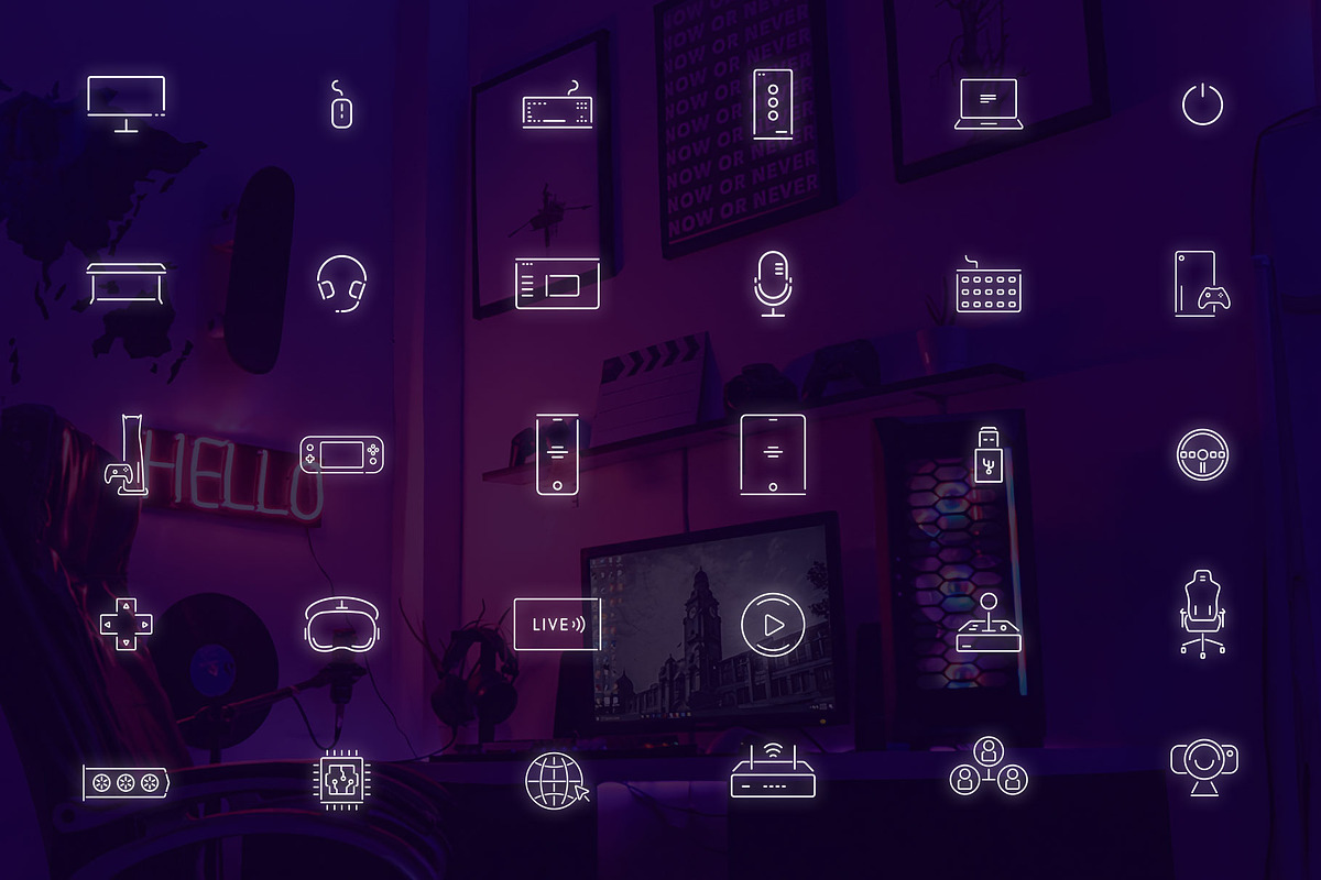 30 Gaming Icons, an Outline Icon by Likewise Design Co. (Photo 4 of 4)