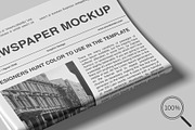 Newspaper Mockups, an Advertising Mockup by graphiccrew (Thumbnail 11 of 13)