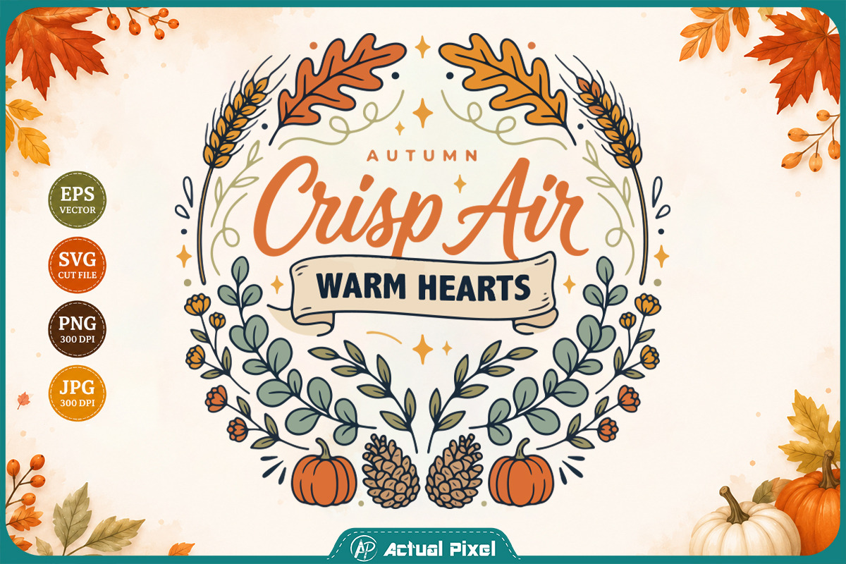Fall Autumn Quotes Bundle, a Seasonal Illustration by Actual Pixel (Photo 5 of 15)