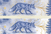 Toile Watercolor Gold - Woodland, a Pattern Graphic by Euonia Meraki (Thumbnail 5 of 12)