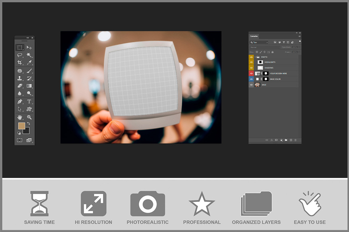 Instant Photo Polaroid PSD, a Product Mockup by Bruno's Shop (Photo 2 of 3)