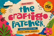 The Craftigo Patcher - Paper Cutout, a Sans Serif Font by Bring To Type (Thumbnail 1 of 7)