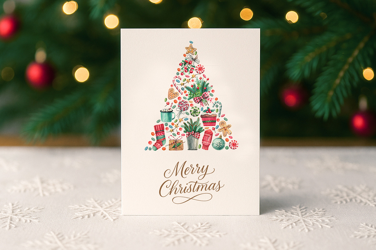 Christmas Collection, a Decorative Illustration by Watercolor by Tonia Tkach (Photo 7 of 9)
