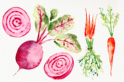 Watercolour Fruit & Veg, an Illustration by Susan Brand Design (Thumbnail 2 of 3)
