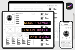 UI KIT Prototyping Procreate