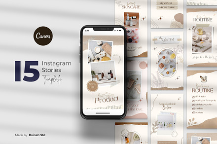 15 Instagram Stories Canva Template