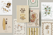 Seaside Lifestyle Posters, an Object Graphic by DesignThatMatters (Thumbnail 1 of 9)