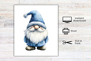 Watercolor White Christmas Clipart, an Illustration by Canvas Craft (Thumbnail 7 of 8)