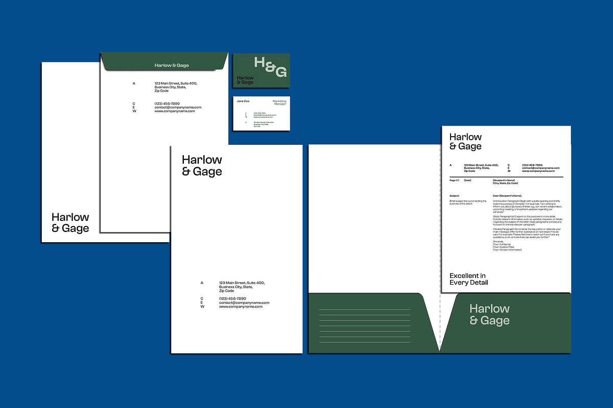 Corporate Stationery Design Kit-02, a Stationery Template by Akreatipe (Photo 1 of 7)