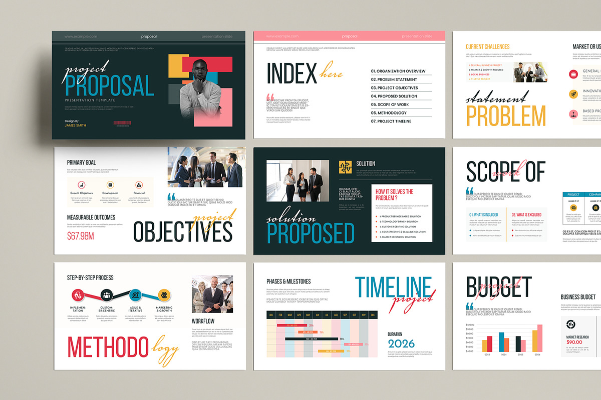 Business Proposal Presentation, a Presentation Template by MightyDesign (Photo 1 of 8)