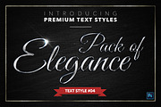 Elegance #1 - 15 Text Styles, a Layer Style Add-On by Jonas Stensgaard (Thumbnail 5 of 18)