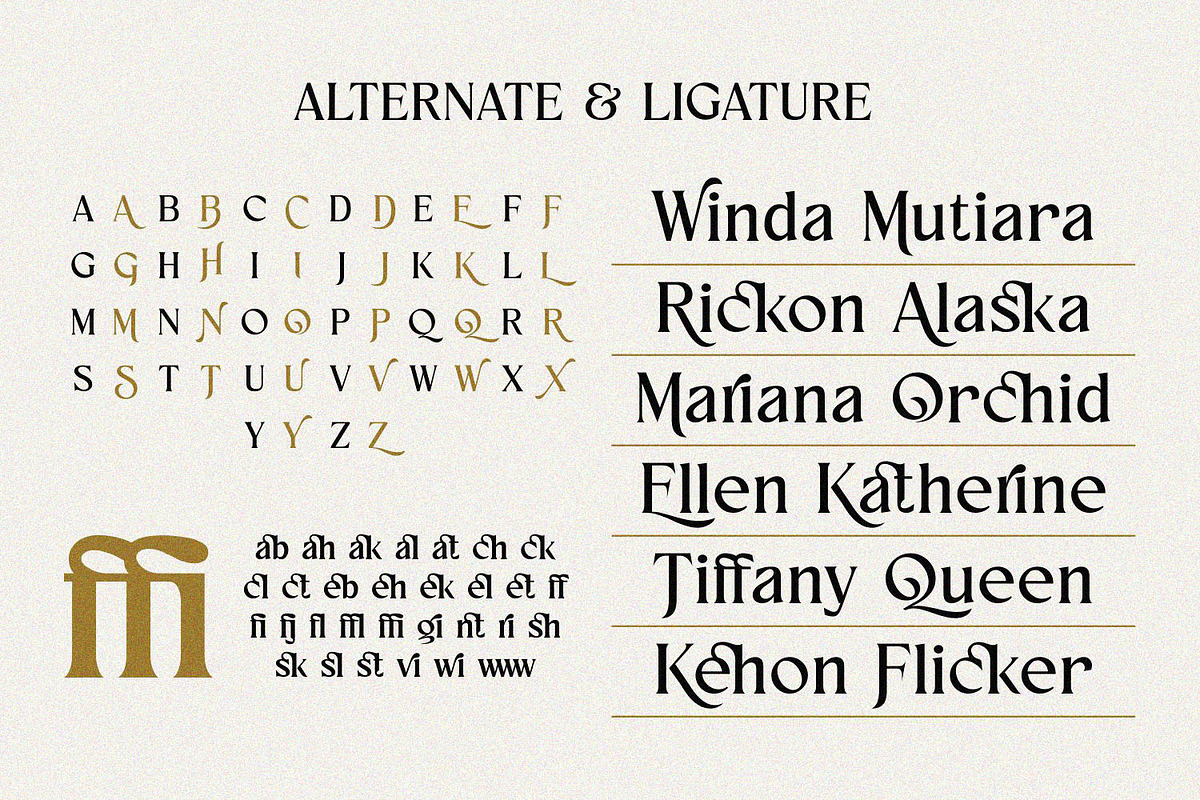 Fancyou Fonts Family, a Serif Font by Asenbayu (Photo 13 of 15)