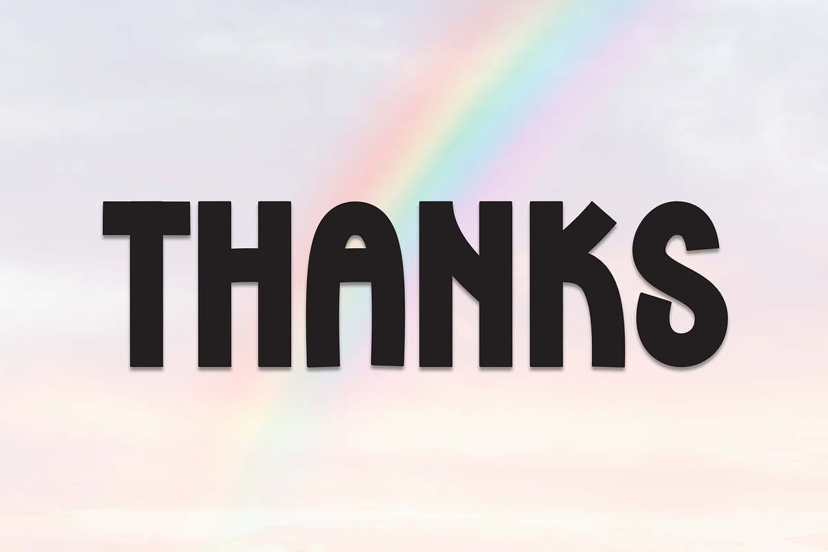 Magic Rainbow | Script Font, a Script Font by Scratchones (Photo 8 of 8)