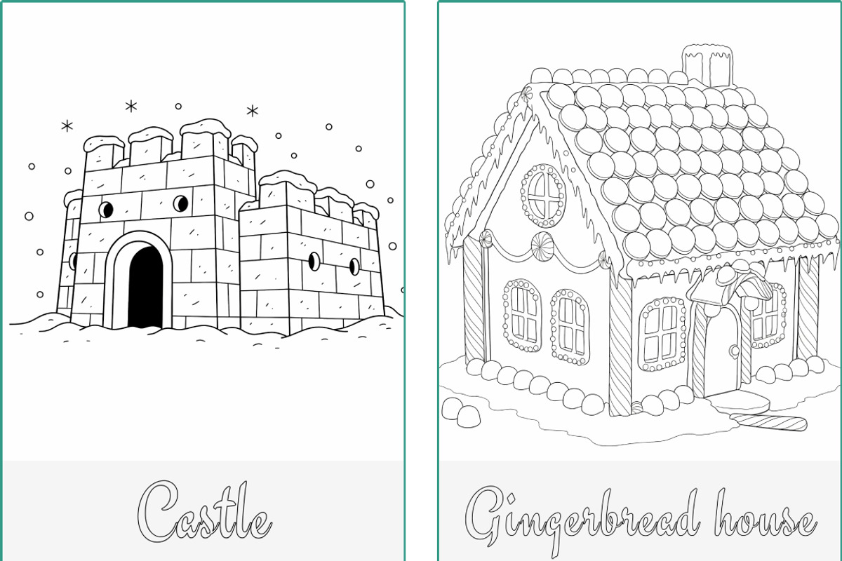 Christmas Holidays Coloring Pages, a Seasonal Illustration by Nuvame Arts & Designs (Photo 8 of 21)