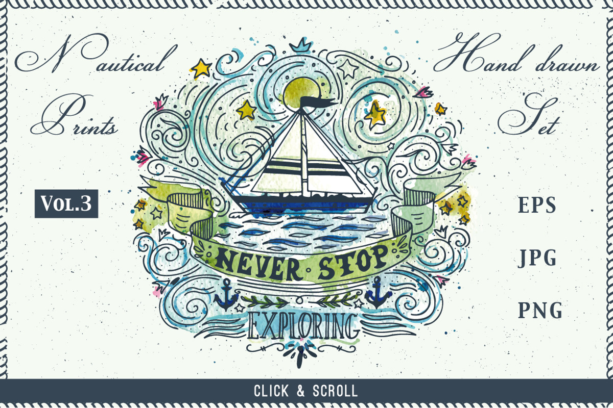 Sailor Spirit | Nautical collection, an Illustration by Blue Ink Studio (Photo 1 of 5)