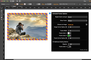 Animated Frames Adobe Muse Widget