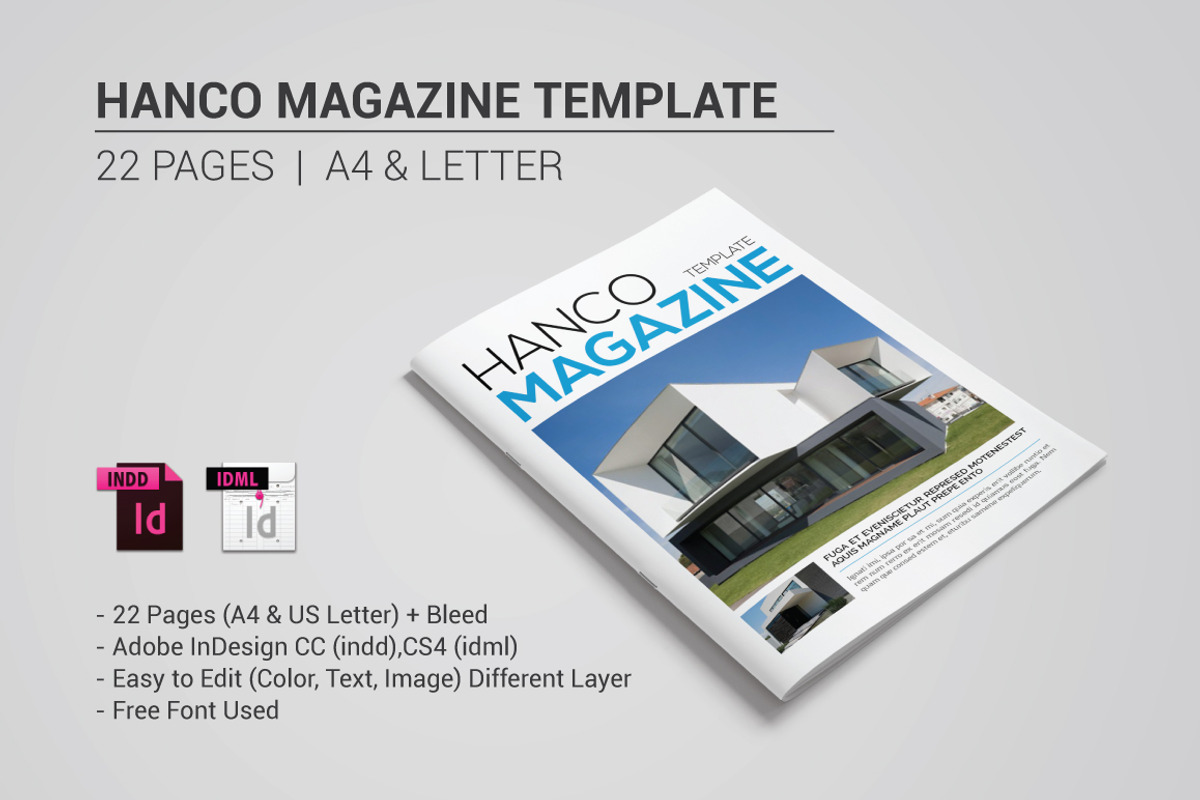 Hanco Magazine Template, a Magazine Template by banks (Photo 1 of 5)