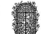 50 Floral French Window Ornament, a Decorative Illustration by Amazin_art (Thumbnail 12 of 24)