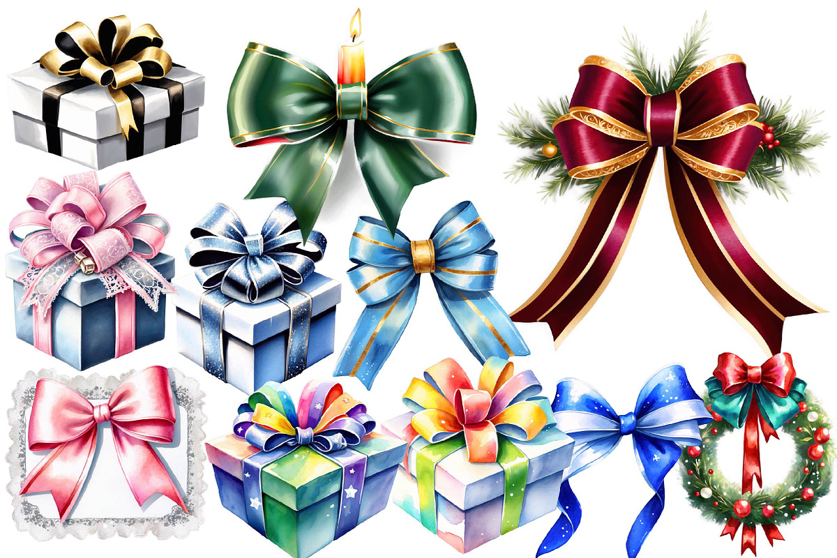 Christmas Bow Ribbon, an Illustration by Wow Magic (Photo 5 of 5)