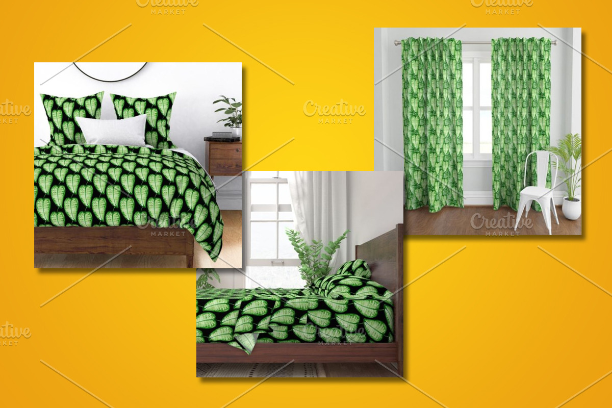 Watercolor tropical patterns, a Pattern Graphic by AV Design (Photo 7 of 7)