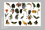 Subdued Tropical Prints, a Wallpaper Graphic by Luiz da Rolt Grathwohl (Thumbnail 2 of 8)