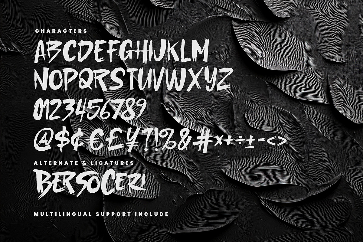 Ceris Berison Bold Dynamic Creative, a Handwritten Font by Maulana Creative (Photo 5 of 6)