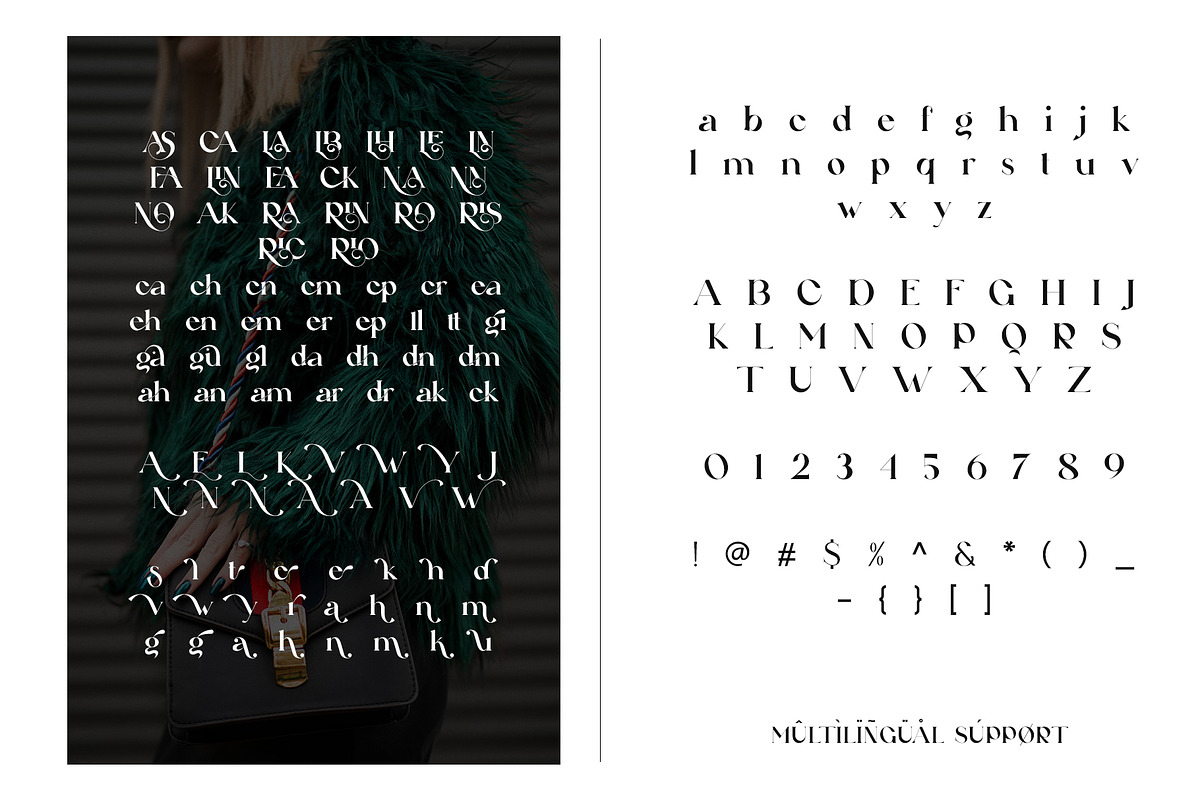 gitte unique ligature serif typeface, a Serif Font by yaqublekker (Photo 9 of 9)