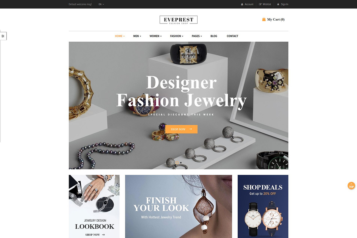 Magento 2 Eveprest Fashion Theme, a Websites & App Template by Puzzthemes (Photo 2 of 5)