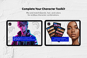 150 Beard & Mustache Procreate Stamp, a Brush Add-On by Selentaori Studio (Thumbnail 11 of 12)