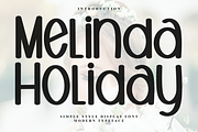 Melinda  Holiday, a Serif Font by InermediaSTUDIO (Thumbnail 1 of 7)