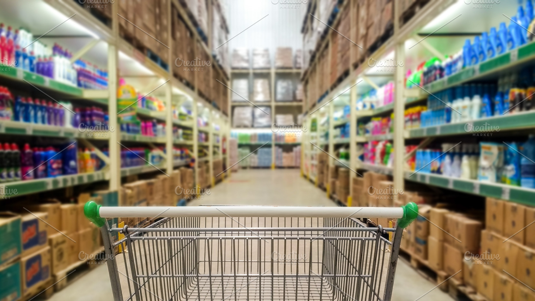 Supermarket cart, a Business Photo by FrancoShop