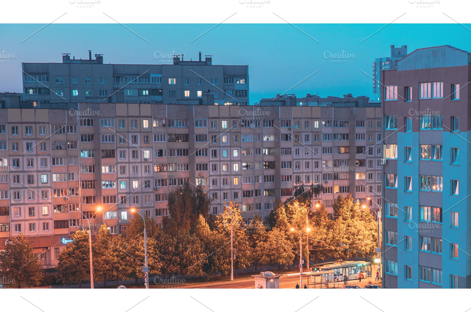 Night Light Lighting Timelapse. Time, an Architecture Photo by Our Amazing World
