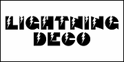 Lightning Deco JNL, a Sans Serif Font by Jeff Levine Fonts (Thumbnail 2 of 5)