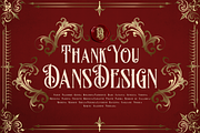 Christmas Lovers, a Blackletter Font by dansdesign (Thumbnail 9 of 9)