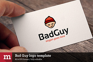 Bad Guy Logo Template