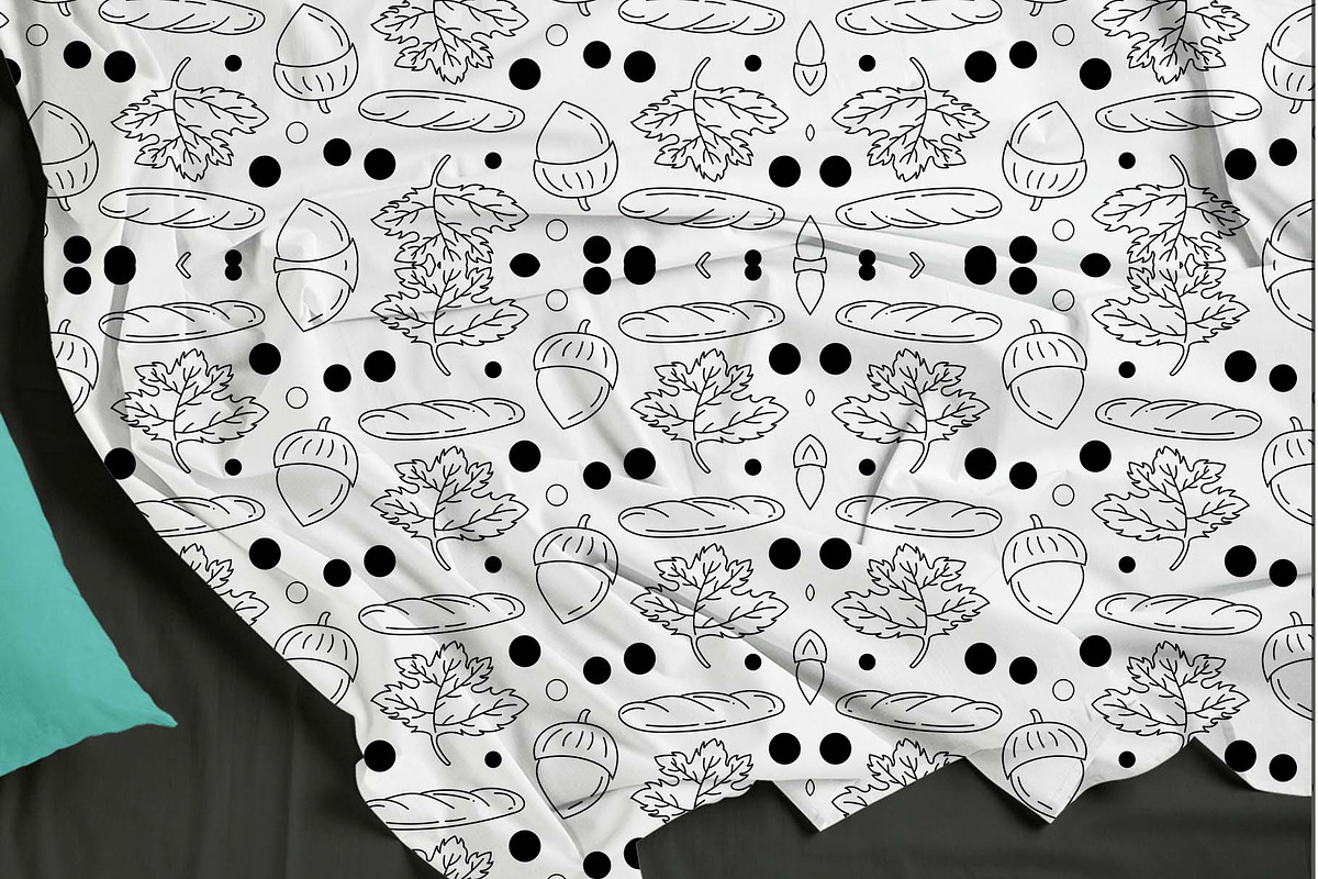 Autumn Outline Collection, a Background Graphic by bungamustia (Photo 5 of 7)