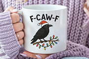 Christmas F-Caw-F PNG Funny Christma, an Illustration by CraftArtStudio (Thumbnail 3 of 4)