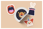 Geometrical Circus illustrations, a Decorative Illustration by Marish (Thumbnail 8 of 10)